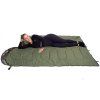 Turistický spací vak s kapucňou 210 × 73 cm camo S-CS0041