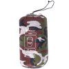 Turistický spací vak s kapucňou 210 × 73 cm camo S-CS0041