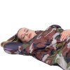 Turistický spací vak s kapucňou 210 × 73 cm camo S-CS0041