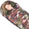Turistický spací vak s kapucňou 210 × 73 cm camo S-CS0041
