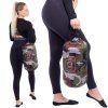 Turistický spací vak s kapucňou 210 × 73 cm camo S-CS0041