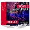 Vianočný záves CL0203 200 LED