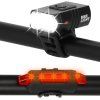 Sada svetiel na bicykel USB – predné a zadné S-BA0058