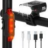 Sada svetiel na bicykel USB – predné a zadné S-BA0058