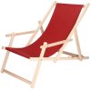 Plážová stolička DC003 bordová