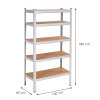 Kovový regál 180 x 100 x 60 CM HA5212