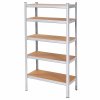 Kovový regál 180X90X40 CM HA5161