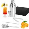 Barmanský set so šejkrom 550 ml, 5 ks S-KI0020