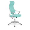 Kancelárska stolička Labi tyrkysová