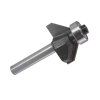 Fazovací fréza do dreva 45° s ložiskom, stopka 6 mm DED-07F101a