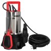 Ponorné čerpadlo INOX 1000W na čistú a na špinavú vodu DED8846X