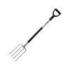 Kopacie vidly s kovovou násadou a D rukoväťou, 122 cm DED-80B017