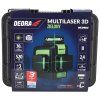 DEDRA 3D krížový laser zelený, samonivelačný, 30 m DED-MC0904
