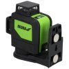 DEDRA zelený samonivelačný krížový laser 2D DED-MC0906