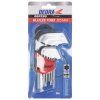 Sada krátkych TORX kľúčov 9 ks CrV DED-06F220