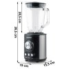 Blender kielichowy 800W BD-751 Berdsen czarny