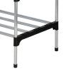 Kovový botník so 4 policami 60 cm S-HS0003