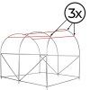 Záhradný fóliovník 2 × 2 × 2 m S-GT0001