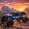 RC Crawler Climbing Car 1:10 4WD 48cm modrý