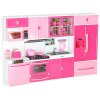 Kuchynka s nábytkom pre bábiky 4 segmenty LED zvuky