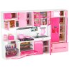 Kuchynka s nábytkom pre bábiky 4 segmenty LED zvuky