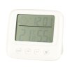 Vlhkomer hodiny izbový teplomer LCD merač vlhkosti