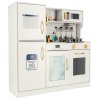 Detská drevená kuchynka s chladničkou model 2