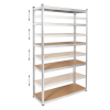 Kovový regál 205x120x45 Rebel