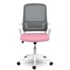 Kancelárska stolička Wizo bielo-ružová