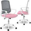 Kancelárska stolička Wizo bielo-ružová