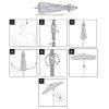 GARDEN UMBRELLA 200 × 130 cm S-GU0039