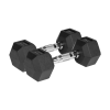 Pogumované hex jednoručky 2×5 kg L-RBA-2325-05