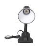 Stolná lampa s klipom čierna O-DL-3/B