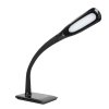 Čierna stolná LED lampa 7W s reguláciou farby