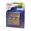 LED schodiskové svietidlo O-OR-OS-1531L3/BR