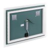 LED zrkadlo 80x60 cm, 4000K bez rámu