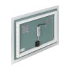 LED zrkadlo bez rámu 70x50 cm, 4000K