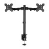Dvojitý držiak monitora 13"-27", plný pohyb