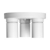 Biela stropná lampa, 3x12W GU10, IP20