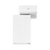 Biele stropné svietidlo GU10 O-AD-OP-6509WGU10