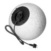 Záhradná lampa guľa IP65, kameň, ?380