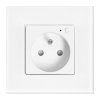 Smart Wi-Fi zásuvka do steny, biela