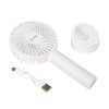 Prenosný USB ventilátor s batériou biely