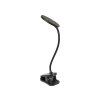 Čierna stolná lampa LED 44-165-