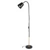 Čierna stojacia lampa 154 cm, E27, 18W max