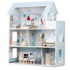 Veľký Drevený domček pre bábiky 3-poschodový Ricokids RK-878