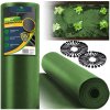 Záhradná textília 1,6 m x 50 m 90 g/m2 + 100 kolíkov Plonos - zelená