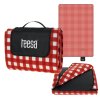 Pikniková deka s izoláciou 200x300 cm TEESA - červená kocka