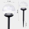 Solárna lampa priehľadná guľa 4ks Ilumen LS-103