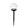 Solárna lampa priehľadná guľa 4ks Ilumen LS-103